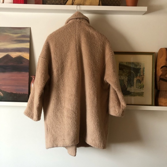 Free People Fuzzy Teddy Faux Fur Oversized Coat - Picture 4 of 7